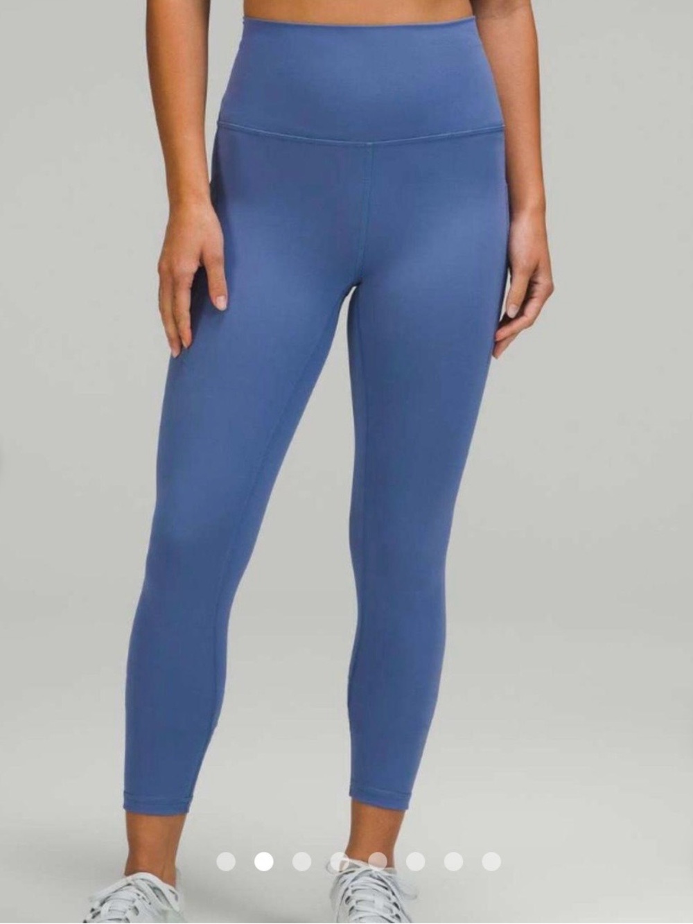 Lululemon Wunder Under High-Rise Blue Performance Leggings